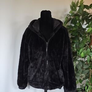 Black Sherpa Jacket Size Small